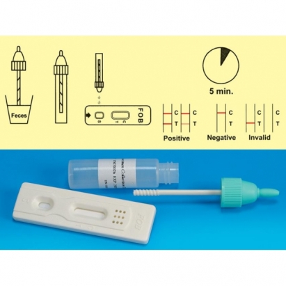 Fob-fecal blood  25 testes