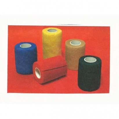 Ligaduras elasticas para veterinária 4,5m x 7,5 cm vermelha